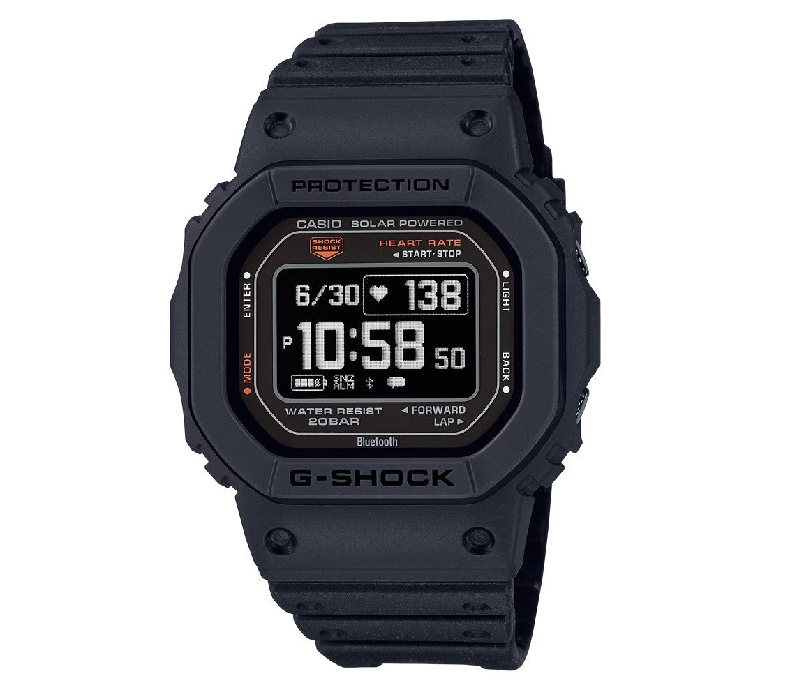 MONTRE CASIO SOLAIRE/NUMÉRIQUE EN RÉSINE - H DWH5600-1 - CASIO