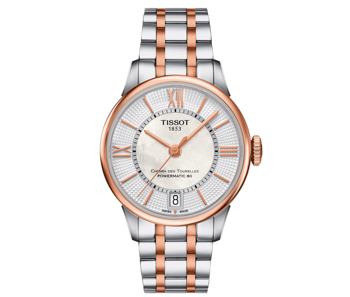 MONTRE TISSOT CHEMIN DES TOURELLES POWERMATIC 80 LADY - T0992072211802 - TISSOT