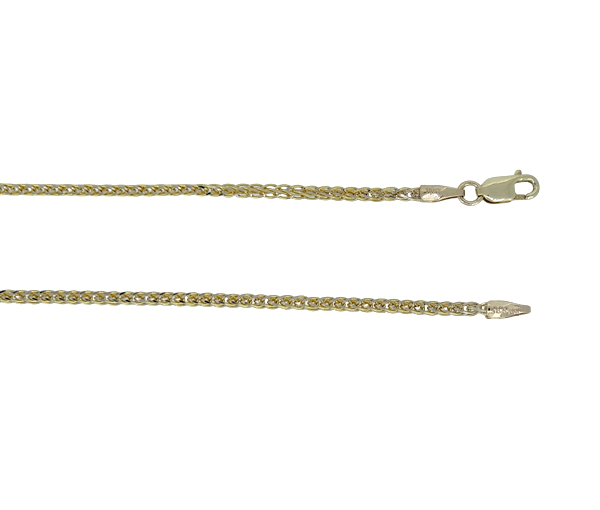 CHAINE À MAILLE FRANCO EN OR JAUNE - MB FRAN1.5Y22 - BIJOUX D'IMPORTATION