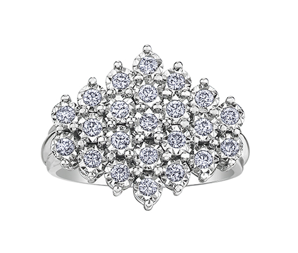 BAGUE EN OR BLANC SERTIE DE DIAMANTS - CR DD7875W50 - BIJOUX CANADIEN