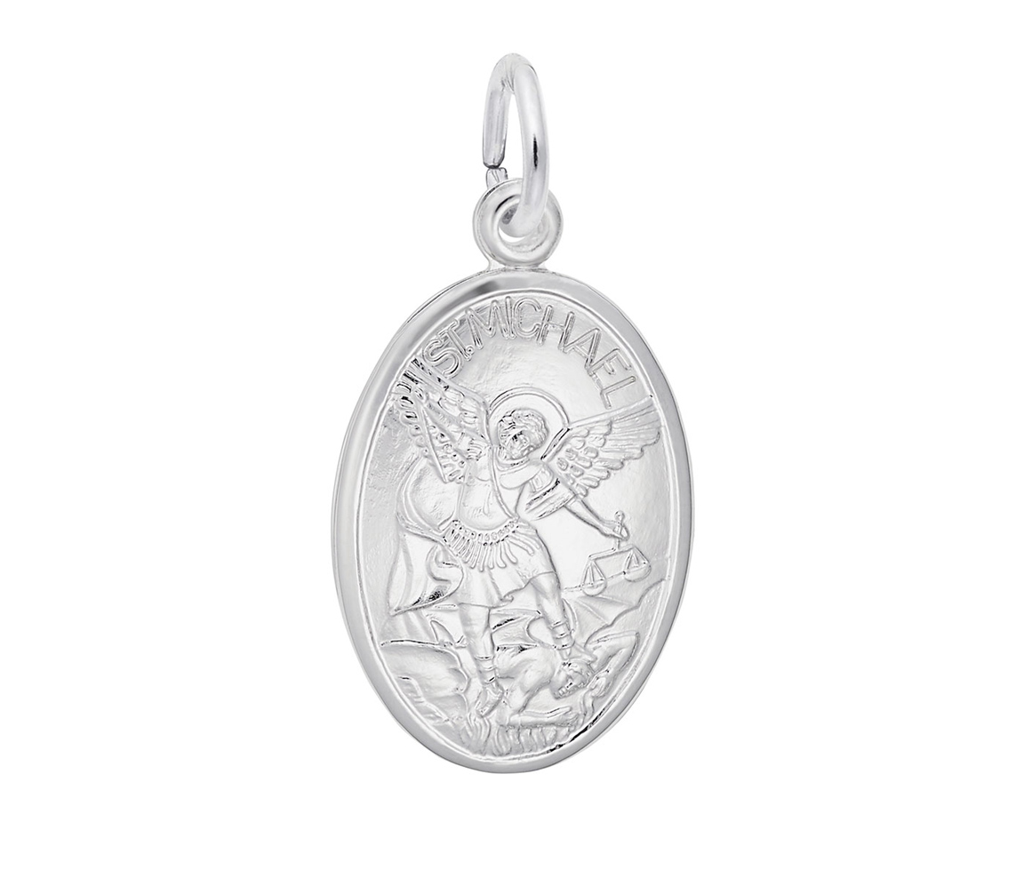 PENDENTIF ST-MICHEL EN ARGENT - NU 3388ARG - NUCO/REMBRANDT 