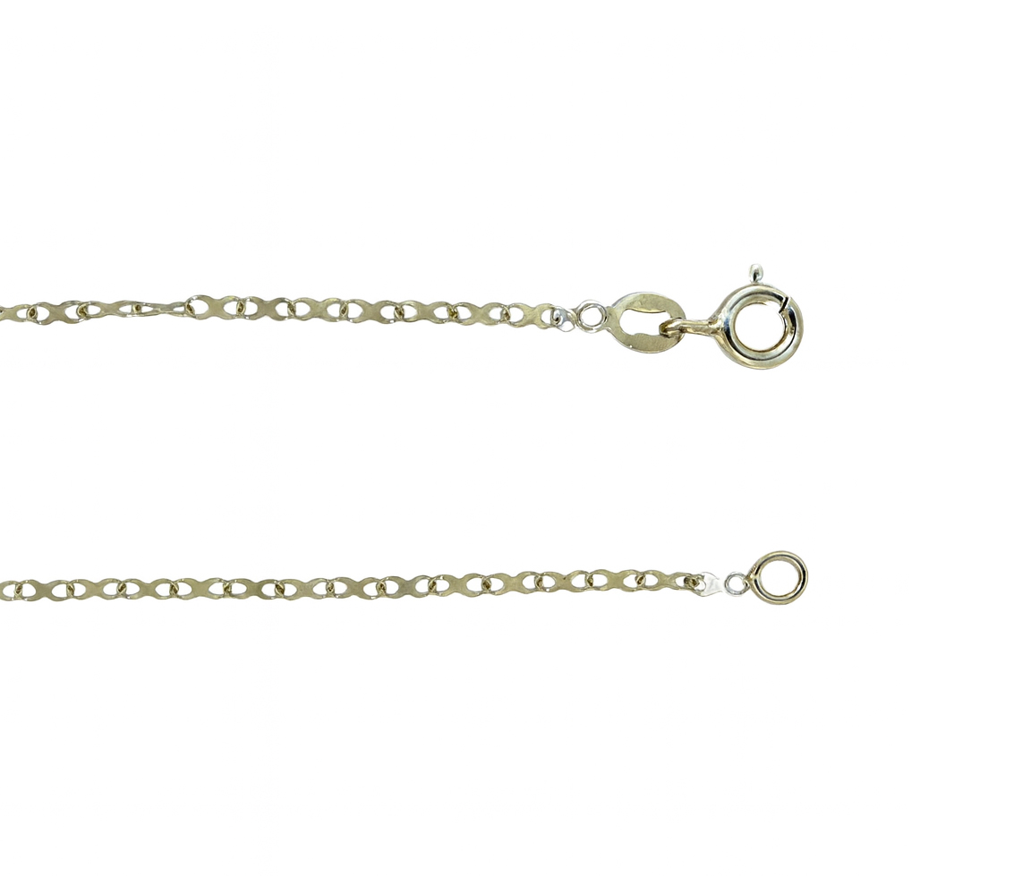 CHAINE EN OR JAUNE À MAILLE INFINI - S CHINF1.6Y18 - BIJOUX D'IMPORTATION