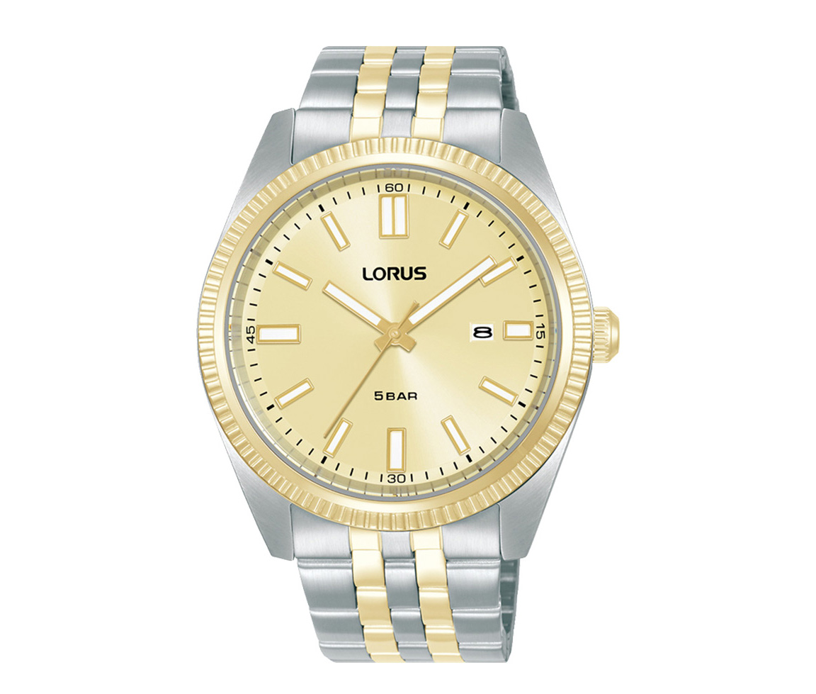 MONTRE POUR HOMME LORUS EN ACIER/PVD OR 2 TONS - SA RH972Q - LORUS