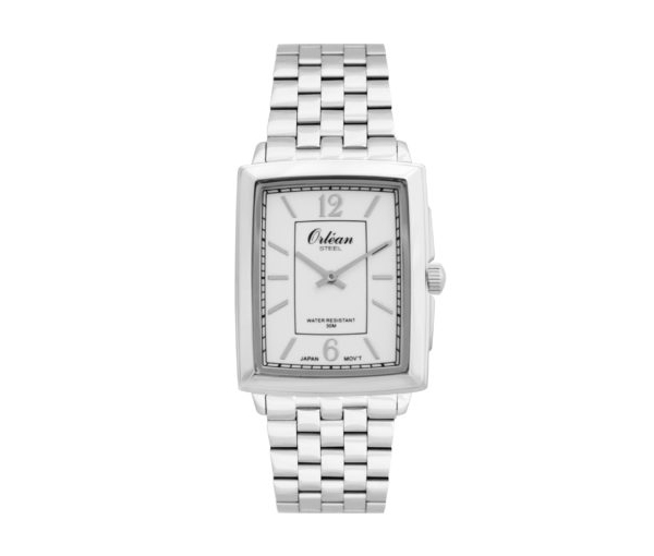 MONTRE HOMME ORLEAN RECTANGULAIRE EN ACIER - BA ME3371 - ORLEAN