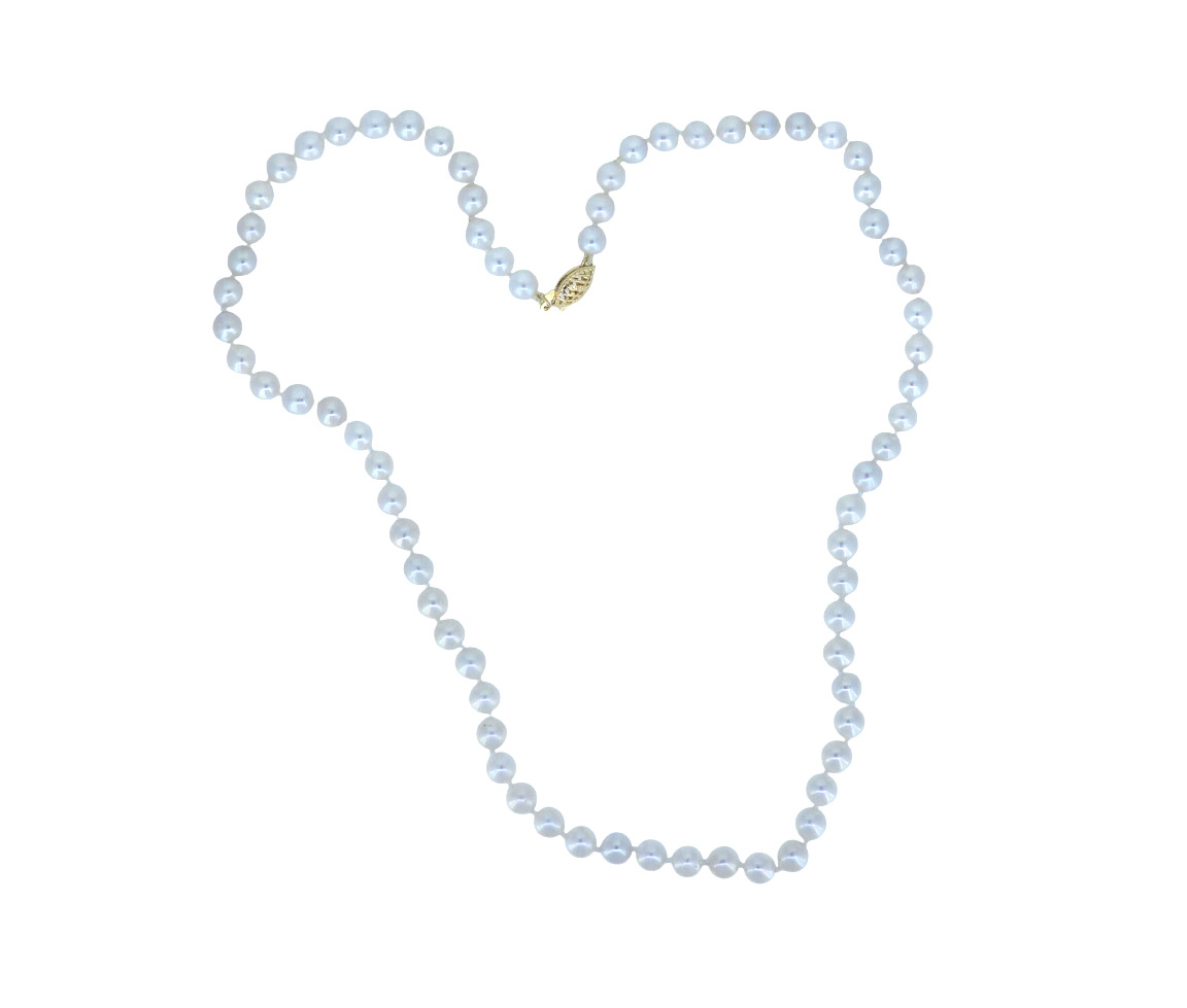 COLLIER DE PERLE D'EAU DOUCE - DM NWK5006/18 - PERLE D'IMPORTATION