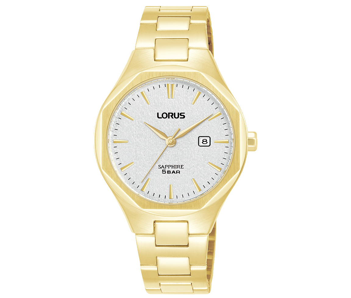 MONTRE LORUS POUR DAME EN ACIER/PVD OR AVEC VERRE SAPHIR - OD RH756BX9 - LORUS