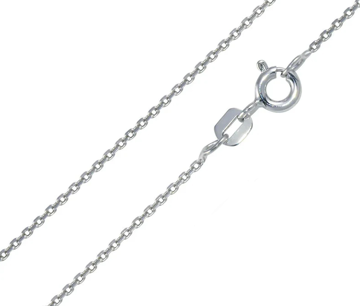CHAINE EN ARGENT RHODIÉ À MAILLE ROLO - SP CH220RH18 - BIJOUX D'IMPORTATION