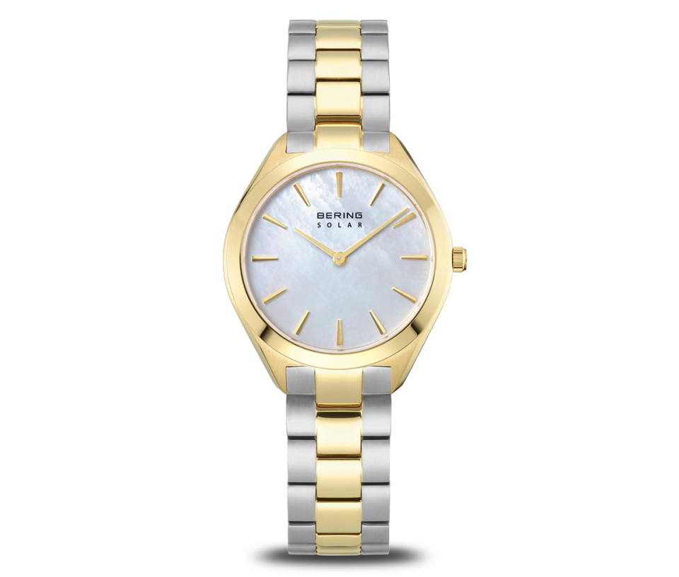 MONTRE BERING SOLAIRE EN ACIER/PVD OR 2 TONS - MI 17331/710 - BERING