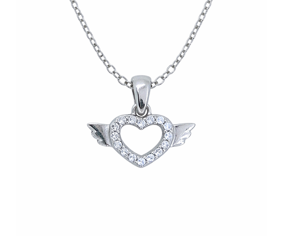 PENDENTIF COEUR AILÉ