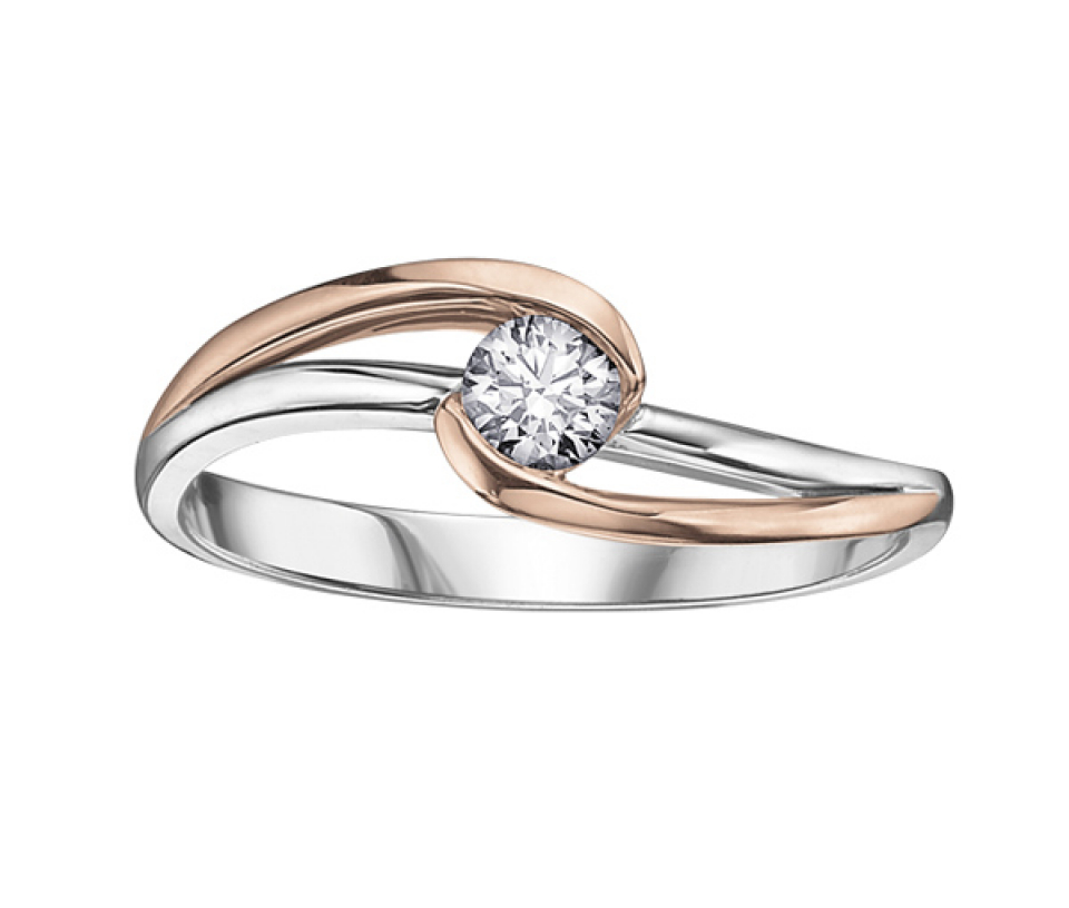 Bague Dolly-Bijoux Argent 925 Rhodié - Taille 52, Diamants CZ, Multi-rail Entrelacé