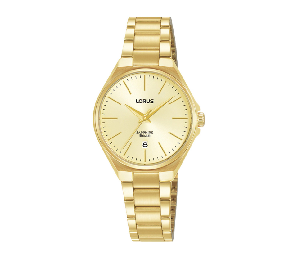 MONTRE POUR DAME LORUS EN ACIER/PVD OR - OD RJ272BX9 - LORUS