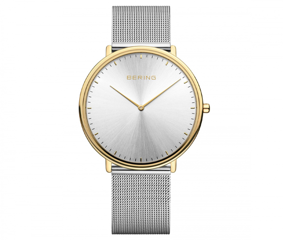 MONTRE BERING ULTRASLIM EN ACIER/PVD OR 2 TONS - MI 15739 010 - BERING