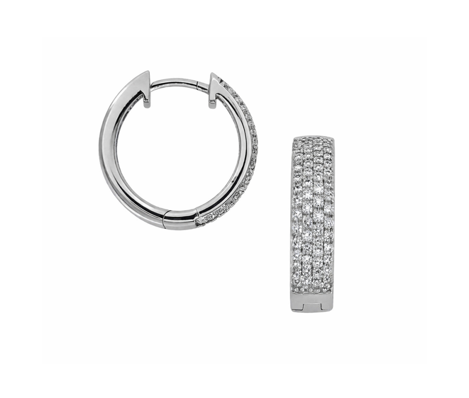 BOUCLES HUGGIES EN ARGENT 