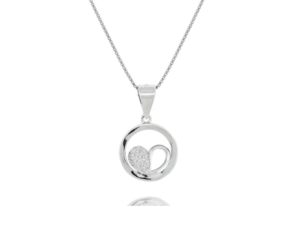 PENDENTIF CERCLE/COEUR