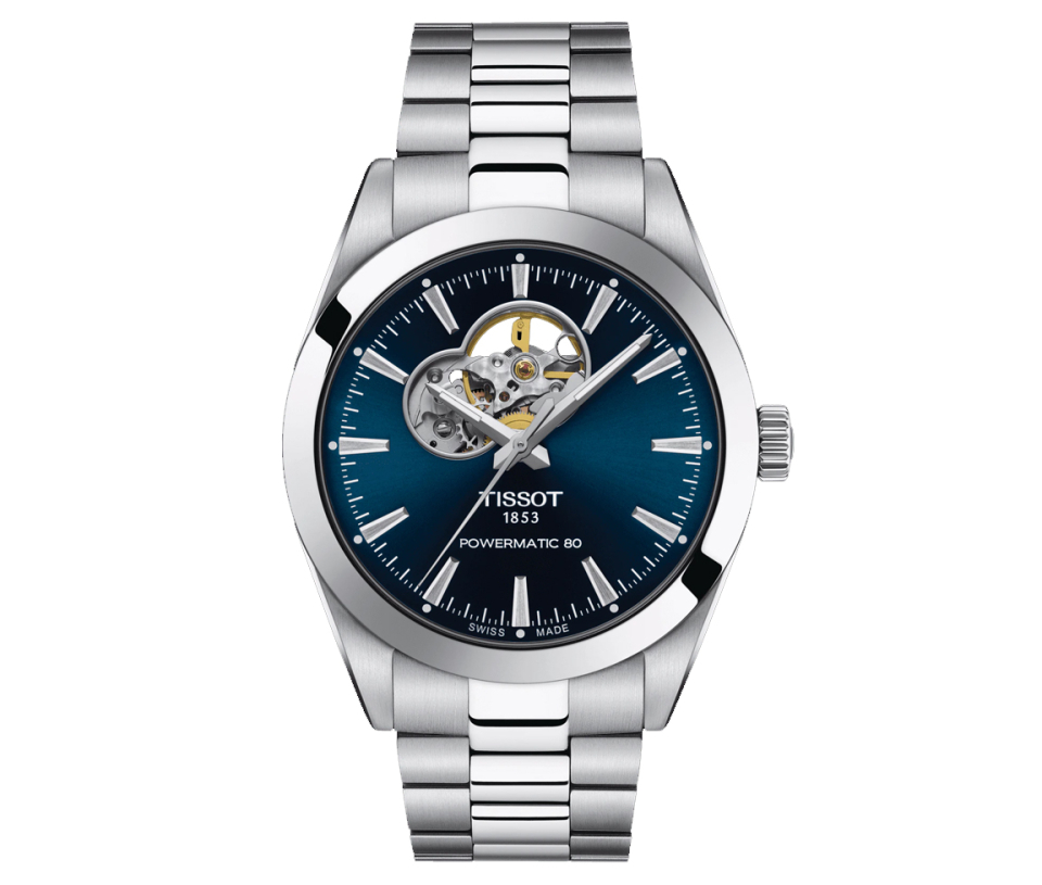 MONTRE TISSOT GENTLEMAN POWERMATIC 80 OPEN HEART - T1274071104101 - TISSOT