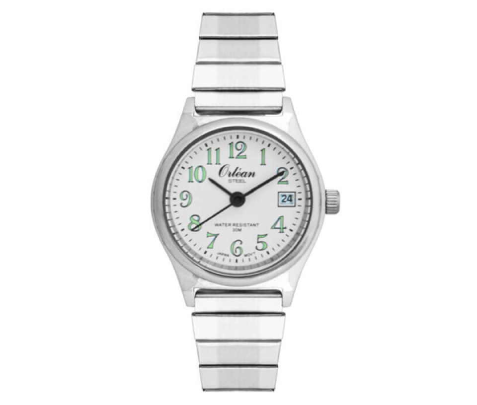 MONTRE ORLEAN POUR DAME EN ACIER - BA ME3537 - ORLEAN