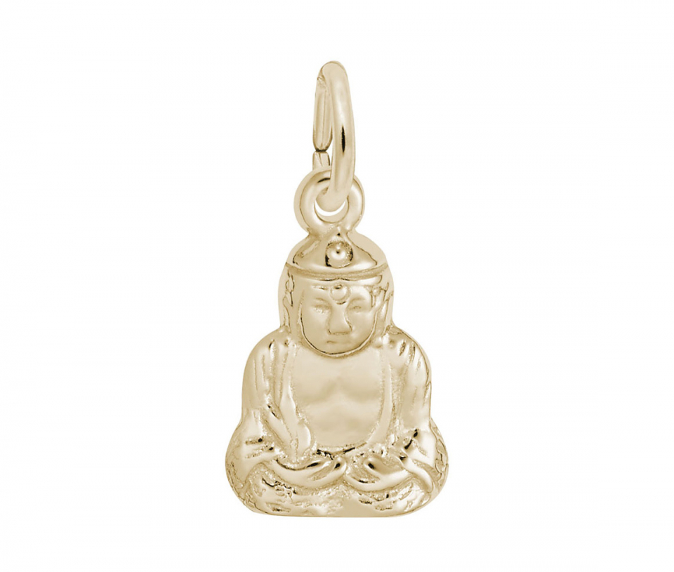 PENDENTIF EN OR 10K BOUDDHA - NU 0651 - NUCO/REMBRANDT 