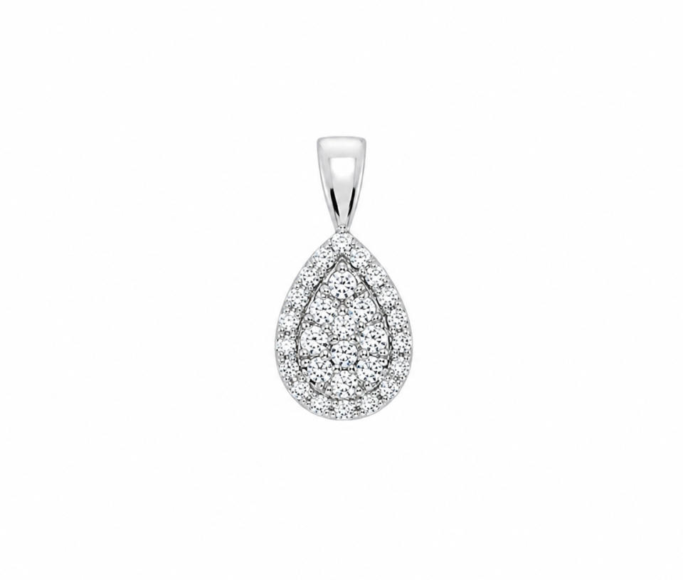 PENDENTIF EN OR AVEC DIAMANTS