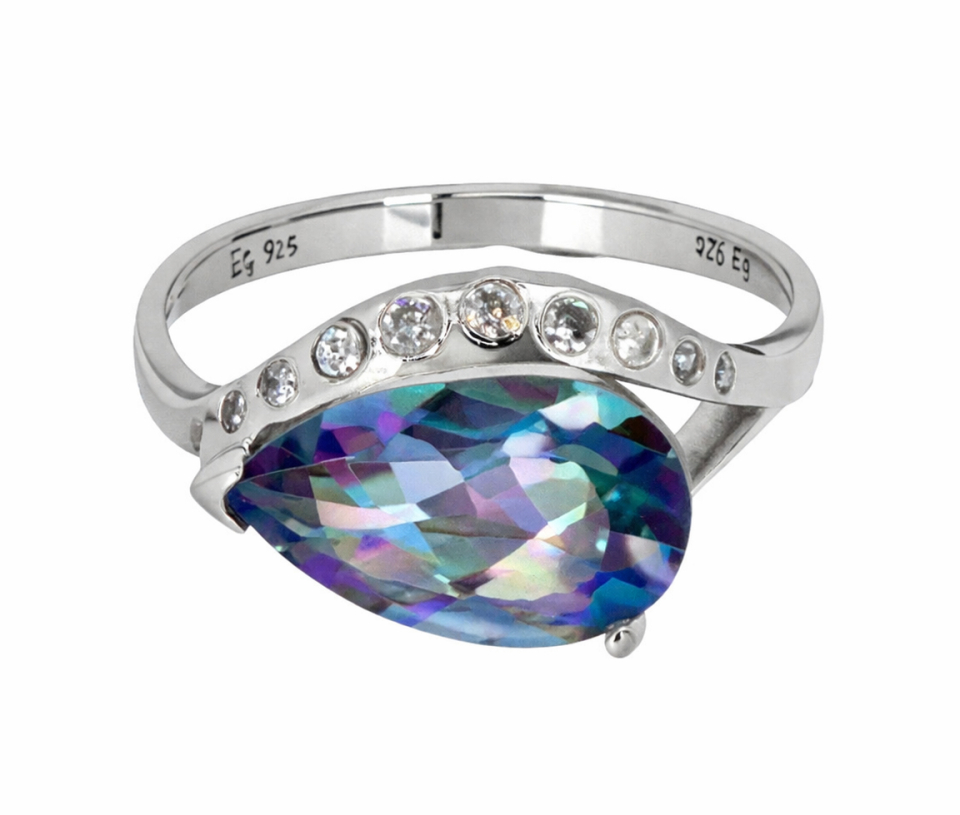 BAGUE AVEC TOPAZE MYSTIQUE