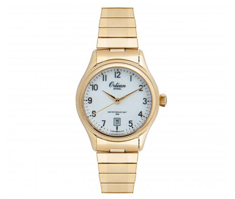 MONTRE POUR DAME ORLEAN EN ACIER/PVD OR - BA ME3550 - ORLEAN