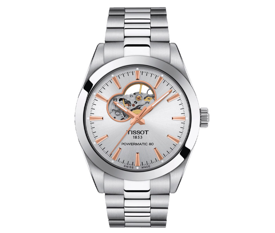 MONTRE TISSOT GENTLEMAN POWERMATIC 80 OPEN HEART - T1274071103101 - TISSOT