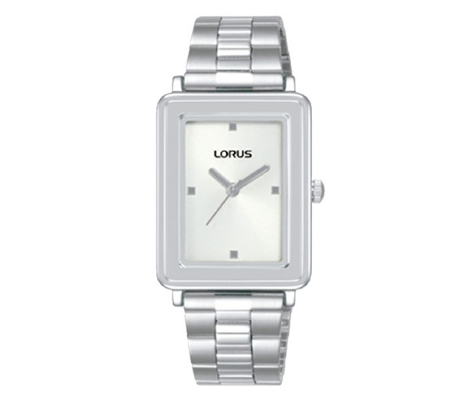 MONTRE LORUS EN ACIER RECTANGULAIRE AU QUARTZ - OD RG297XX9 - LORUS