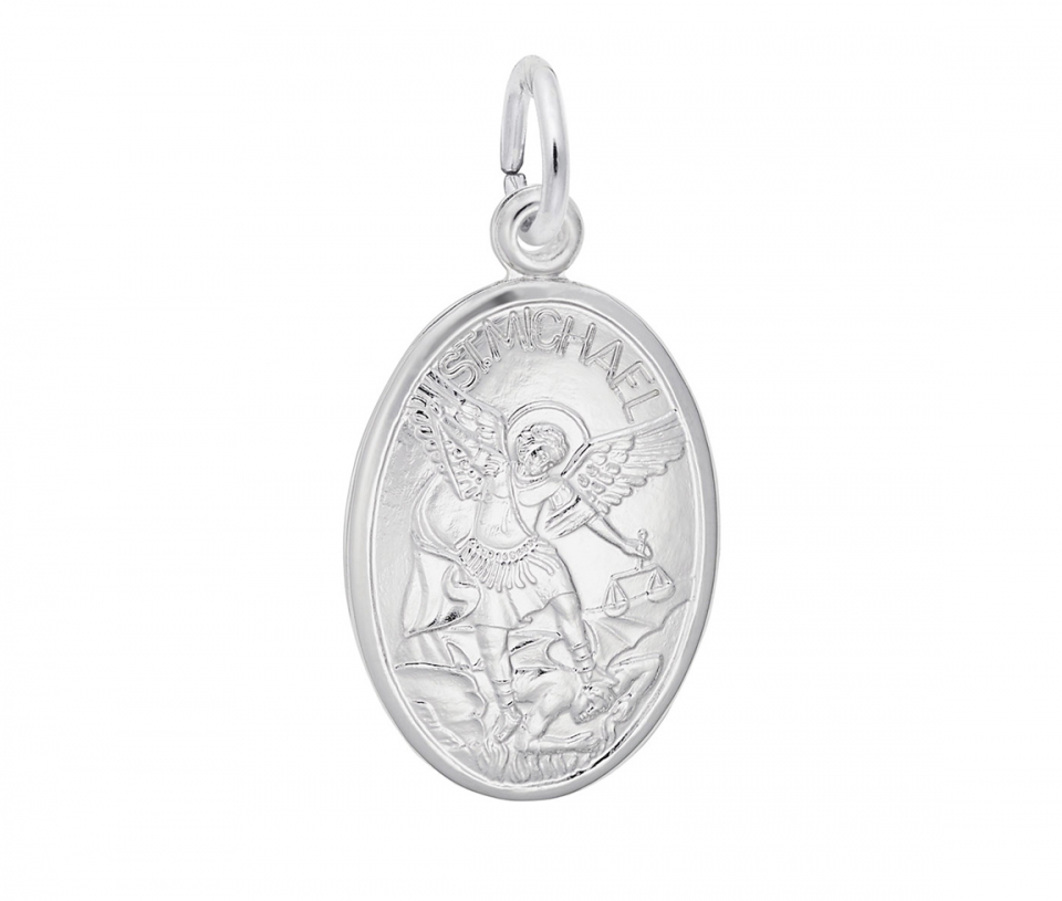 PENDENTIF ST-MICHEL EN ARGENT - NU 3388ARG - NUCO/REMBRANDT 