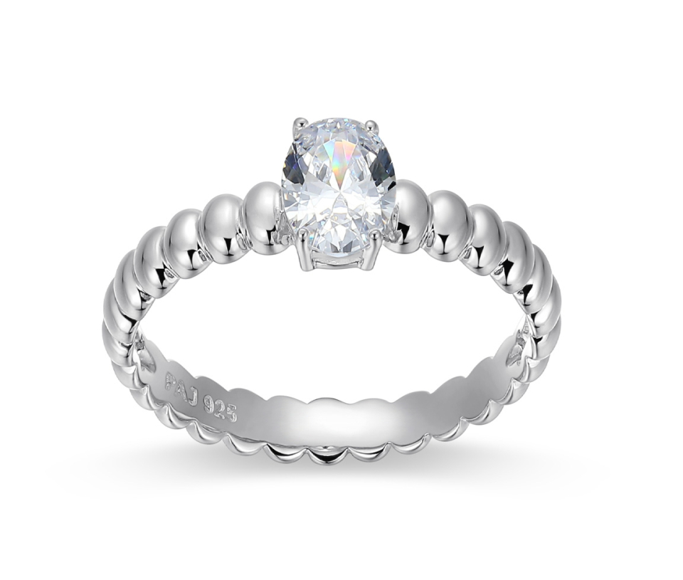 BAGUE REIGN AVEC CUBIQUE OVAL