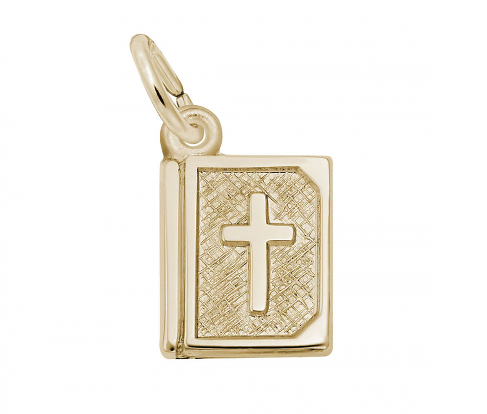 PENDENTIF EN OR 10K ACCENT BIBLIQUE - NU 1228 - NUCO/REMBRANDT 