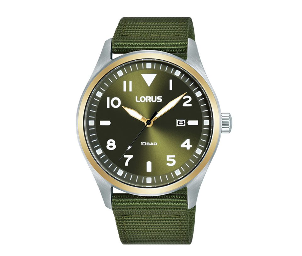 MONTRE LORUS POUR HOMME EN ACIER/PVD OR 