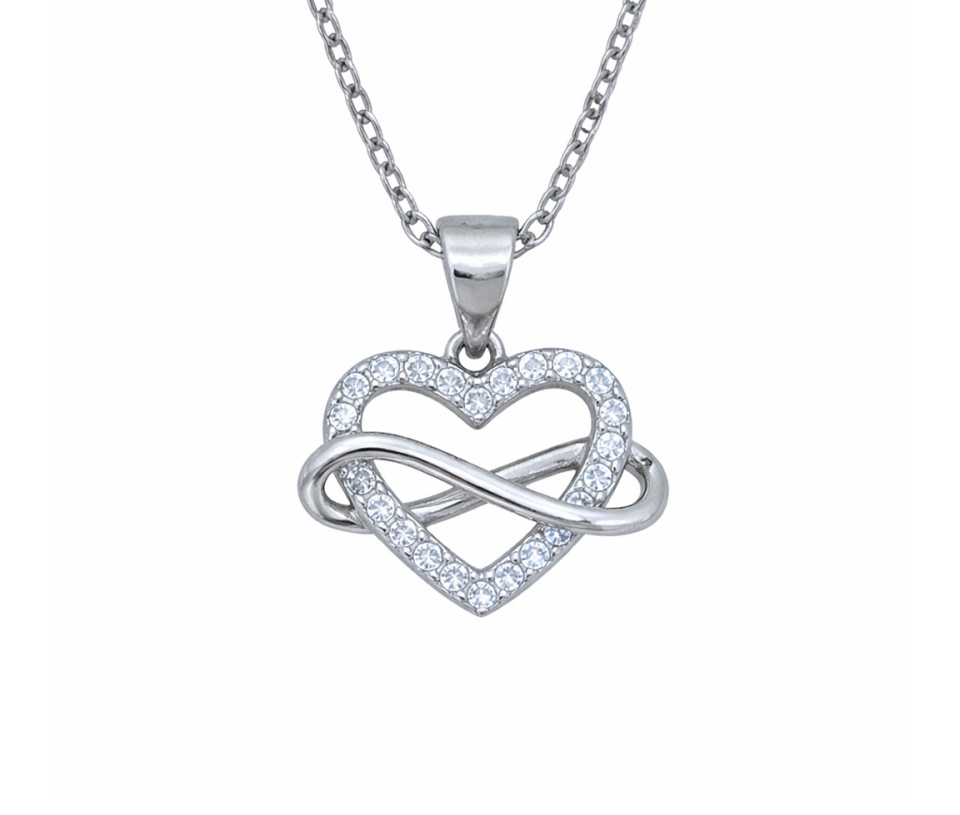 PENDENTIF COEUR/INFINI