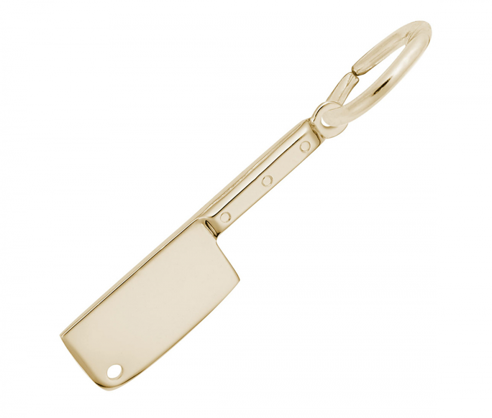 PENDENTIF COUPERET À VIANDE EN OR 10K - NU 3660 - NUCO/REMBRANDT 