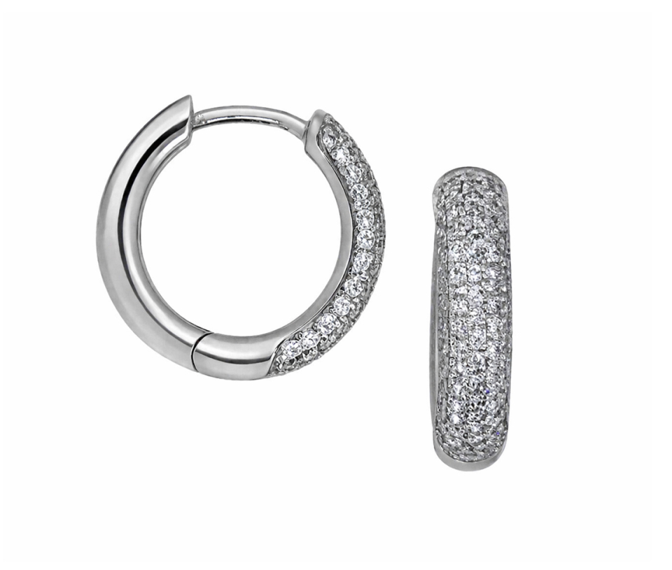 BOUCLES HUGGIES EN ARGENT