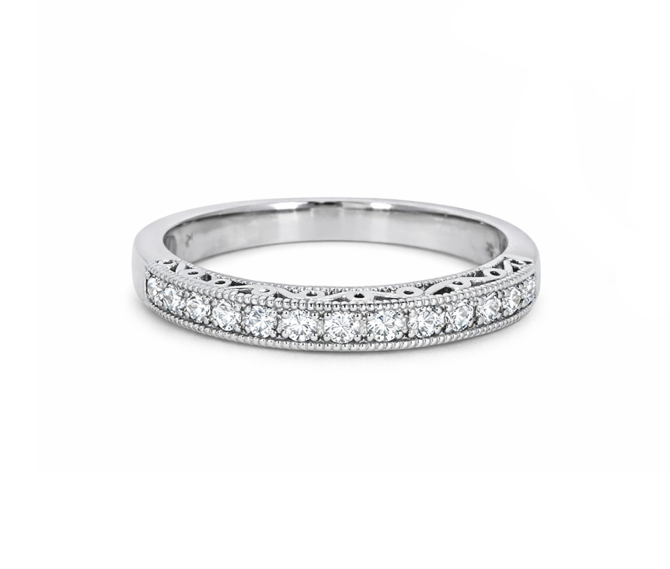 JONC SEMI-ÉTERNITÉ EN OR AVEC DIAMANTS