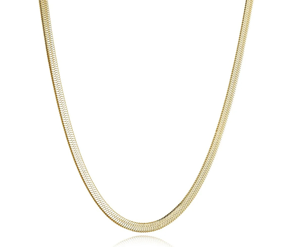 CHAINE EN ACIER/PVD OR À MAILLE CHEVRON - IG SYN82/16 - ITALGEM