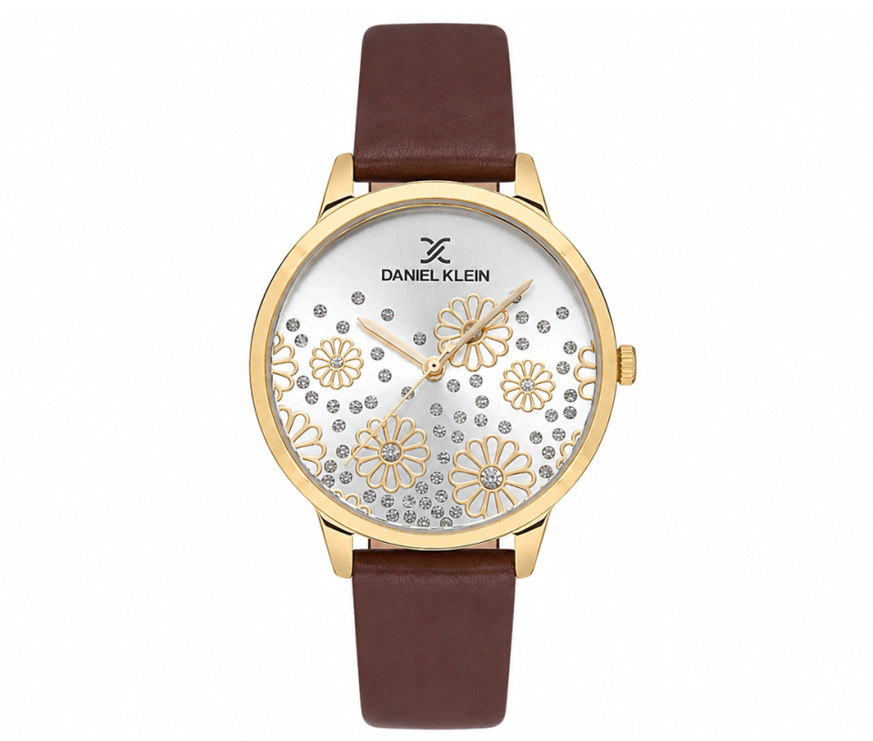 MONTRE DANIEL KLEIN FLORALE AVEC CZ