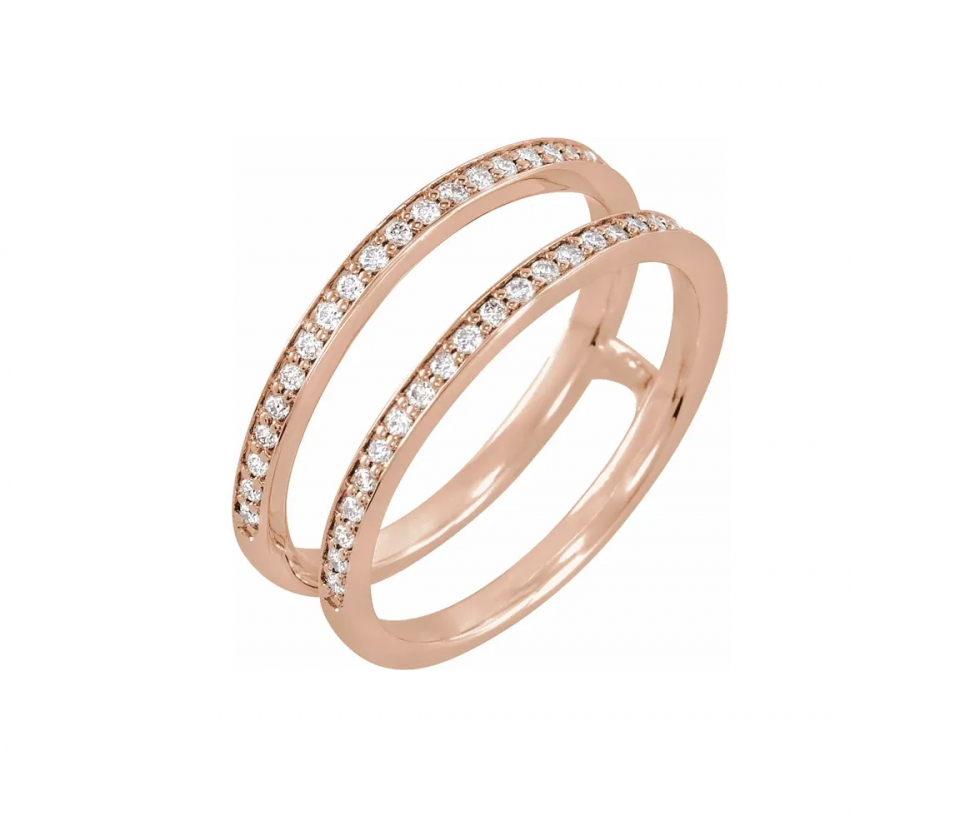 JACKET EN OR 14K SERTI DE DIAMANTS - ST 122245RN - BIJOUX IMPORTATION