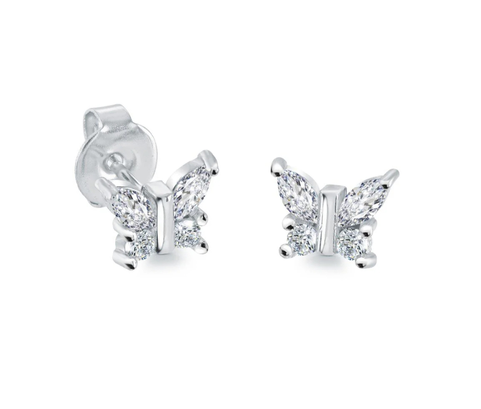 BOUCLES PAPILLON AVEC CUBIQUES