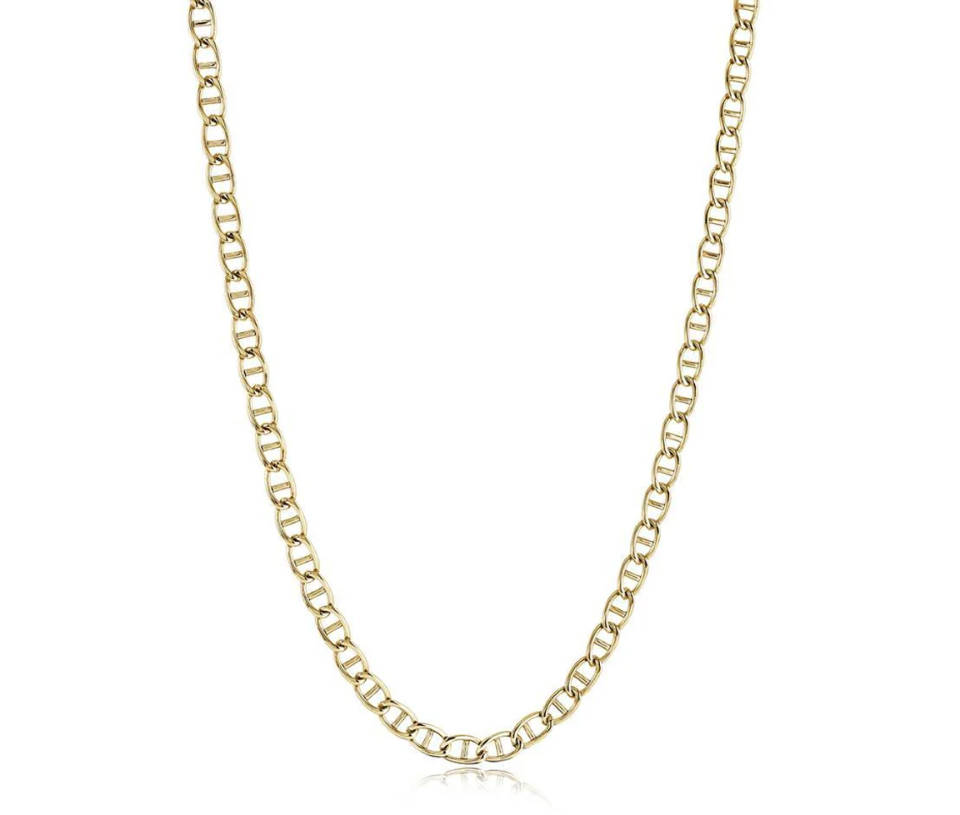 CHAINE EN ACIER OU ACIER/PVD OR À MAILLE MARINE - IG SN116GO22 - ITALGEM