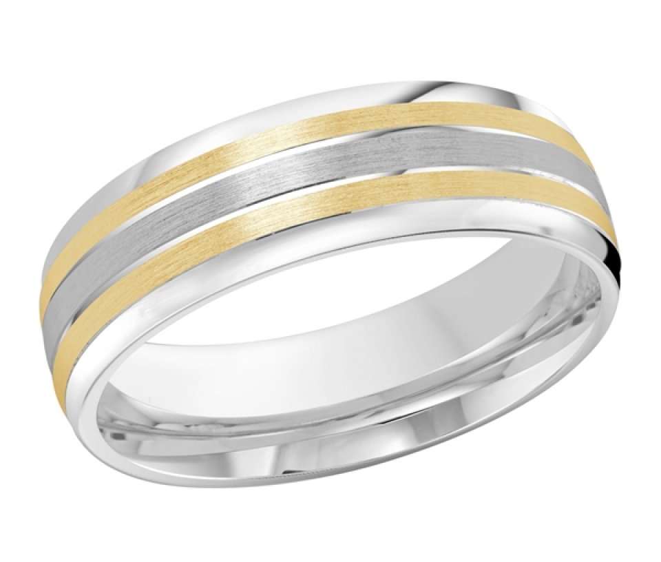 JONC EN OR À TROIS LIGNES - ML FT722/7WY1 - MALO 