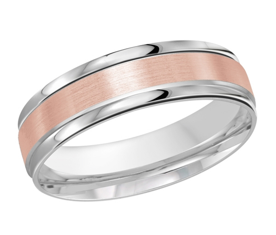 JONC EN OR 10K À REBORD BOMBÉ - ML FT031/6WP1 - MALO 