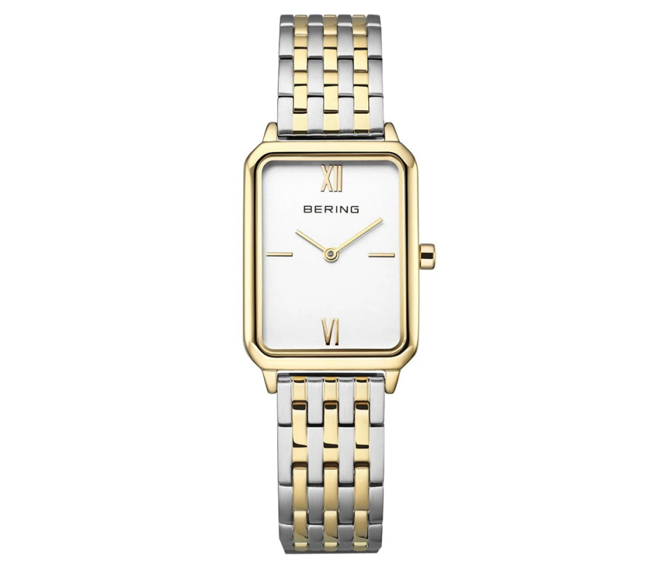 MONTRE BERING POUR DAME EN ACIER/PVD OR 2 TONS - MI 17423/714 - BERING