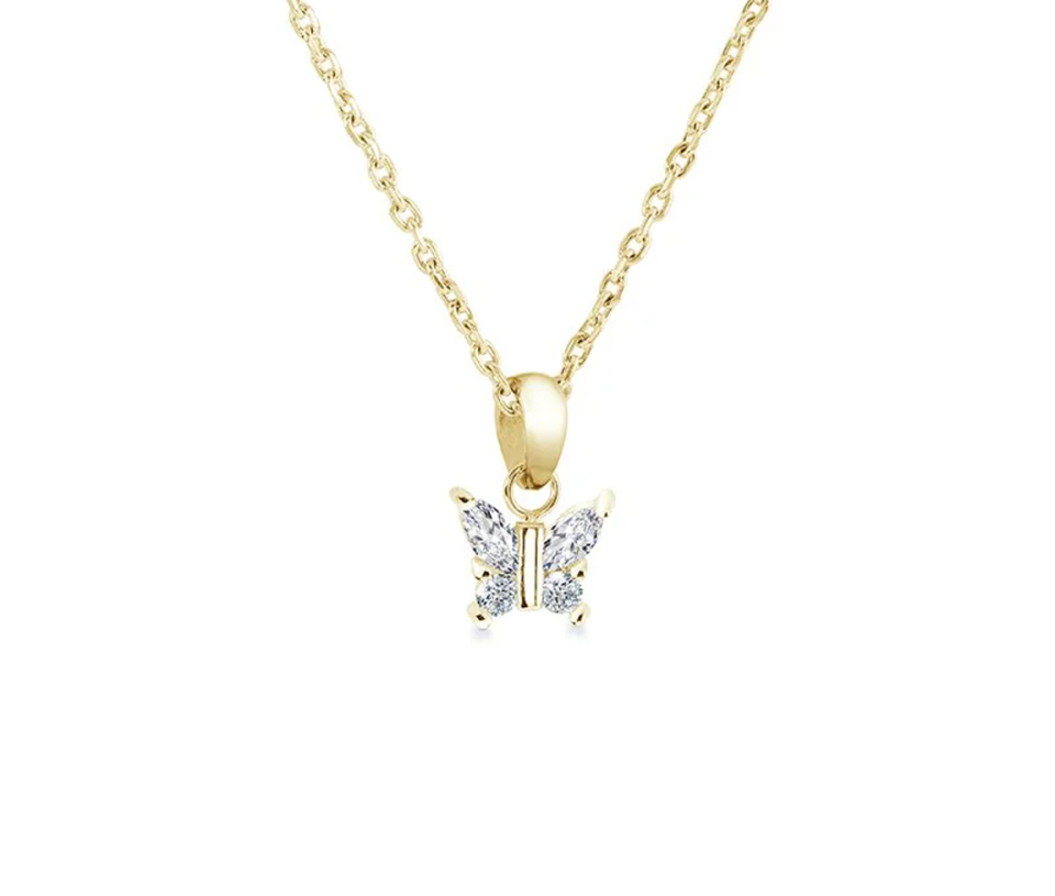 PENDENTIF PAPILLON ET SA CHAINE