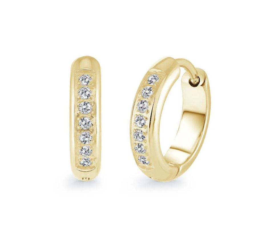 BOUCLES HUGGIES AVEC CUBIQUES