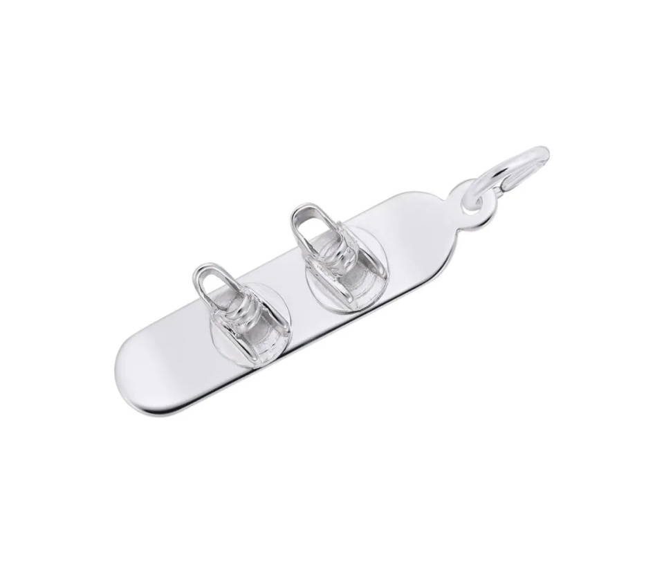 PENDENTIF PLANCHE À NEIGE EN ARGENT OU EN OR - NU 2331ARG - NUCO/REMBRANDT 