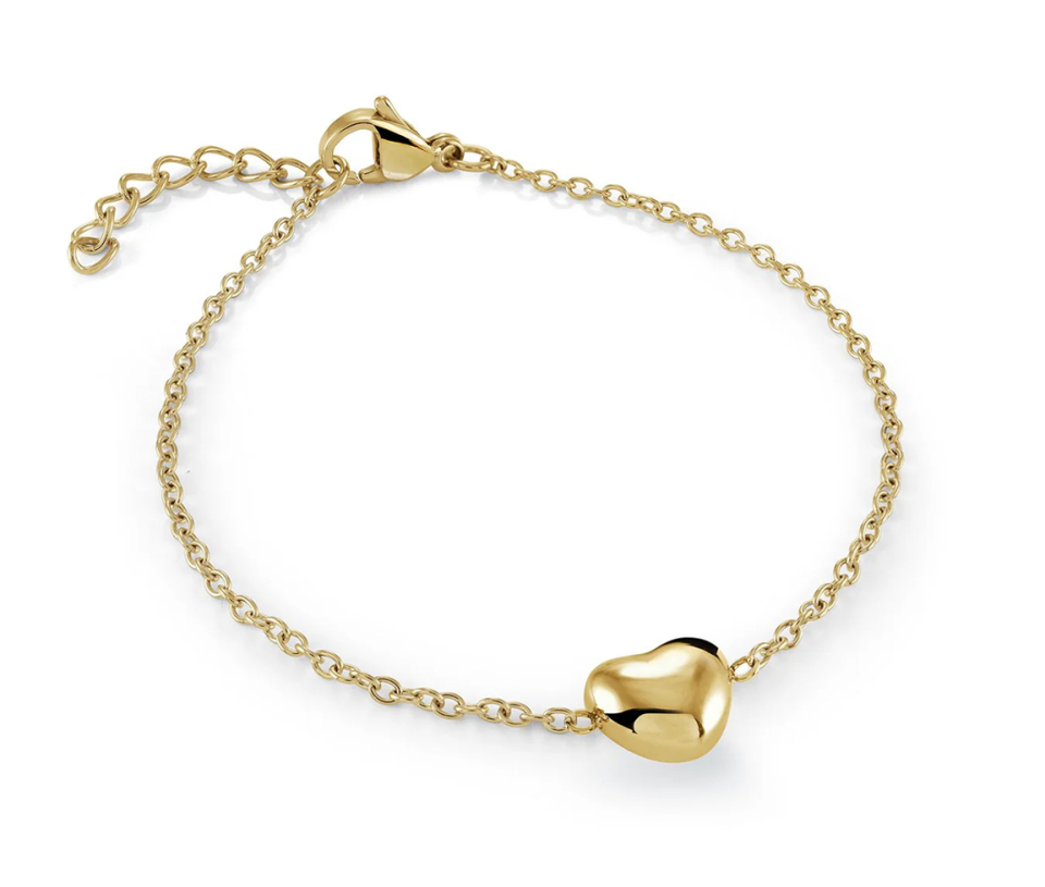 BRACELET COEUR BOMBÉ
