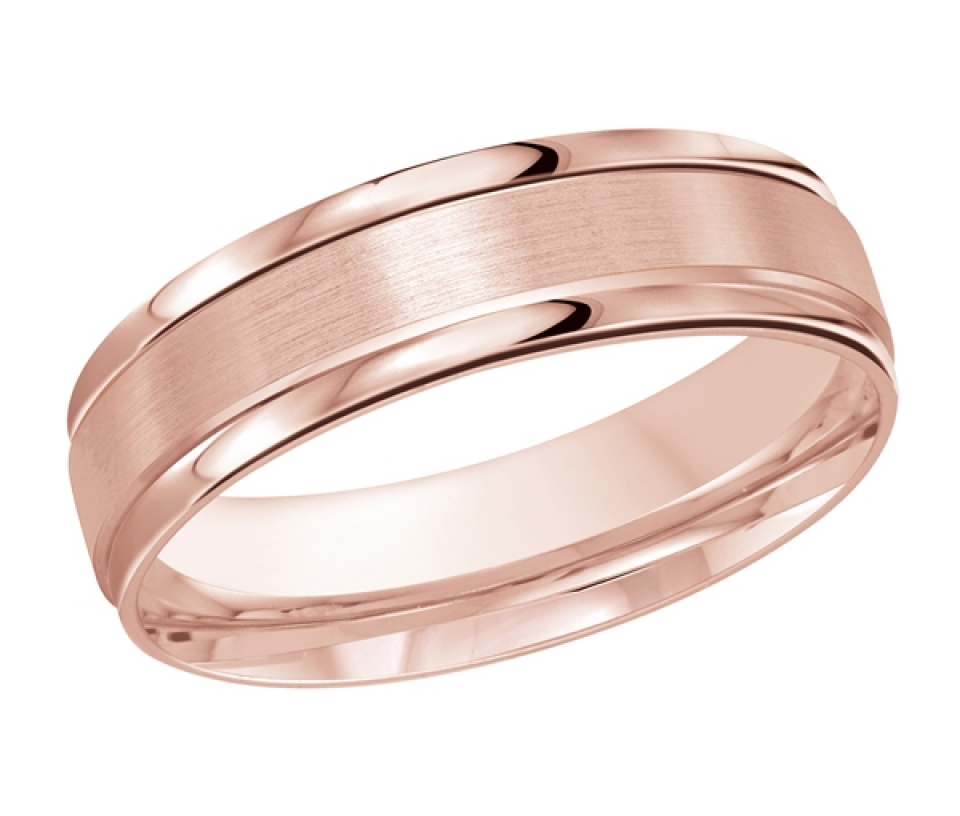 JONC EN OR 10K À REBORD BOMBÉ - ML FT031/6P1 - MALO 