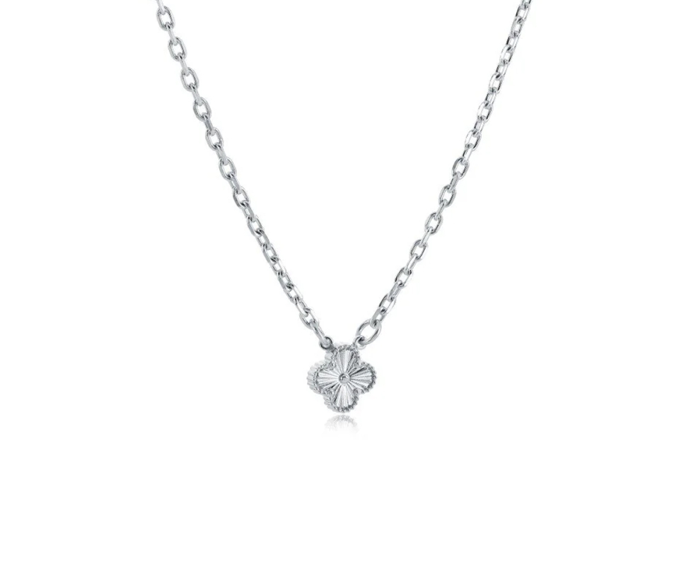 COLLIER TRÈFLE EN ACIER