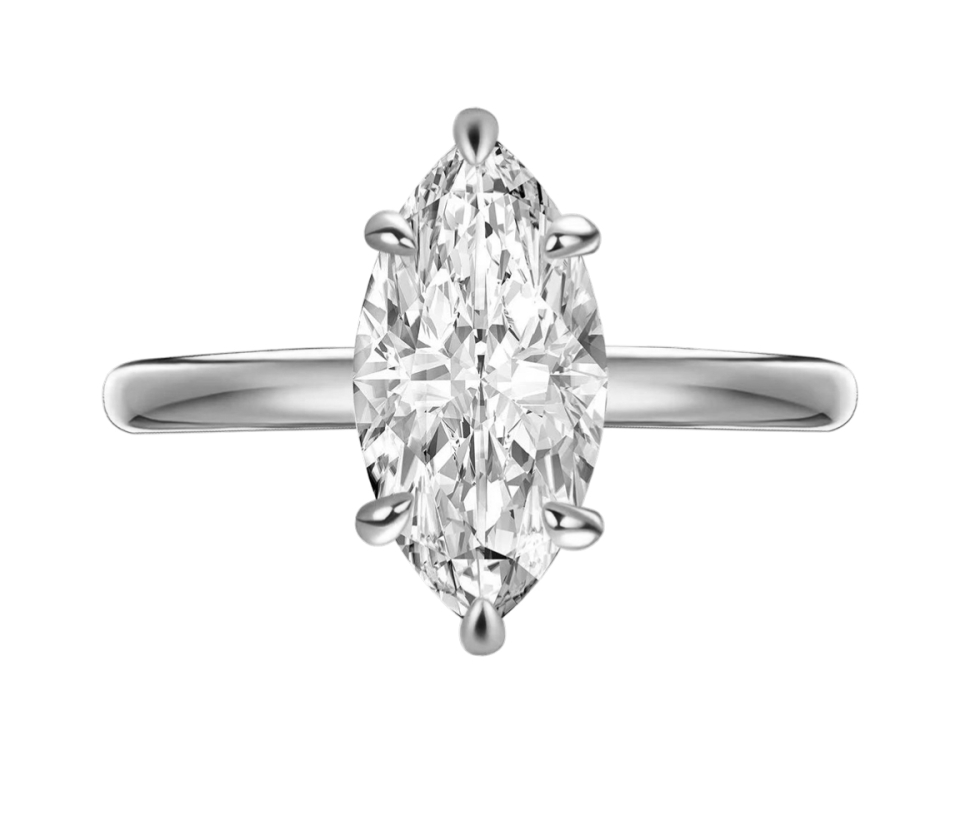 BAGUE MOISSANITE MARQUISE