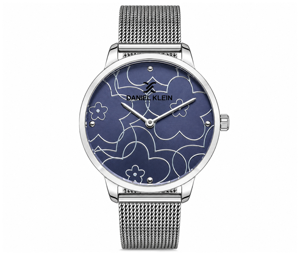 MONTRE DANIEL KLEIN AVEC FOND FLORAL